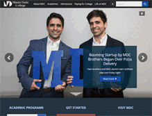 Tablet Screenshot of mdc.edu